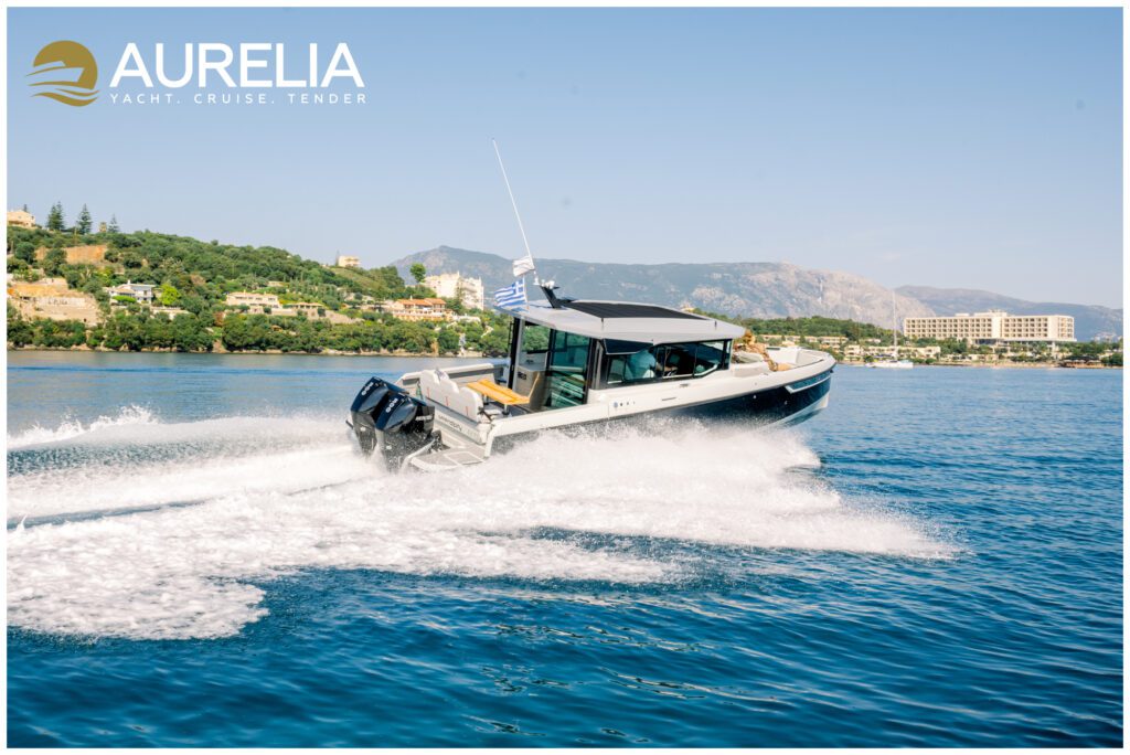 AURELIA YACHTING -SAXDOR 320 GTC- AXOPAR 28TT - BRABUS LINE - MOTORYACHT - PRIVATE CRUISE - PRIVATE CHARTER - TENDER - CORFU