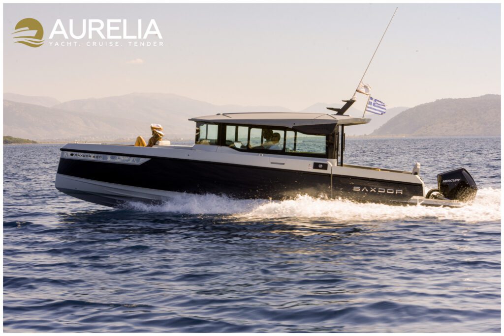 AURELIA YACHTING -SAXDOR 320 GTC- MOTORYACHT - PRIVATE CRUISE - PRIVATE CHARTER - TENDER - CORFU