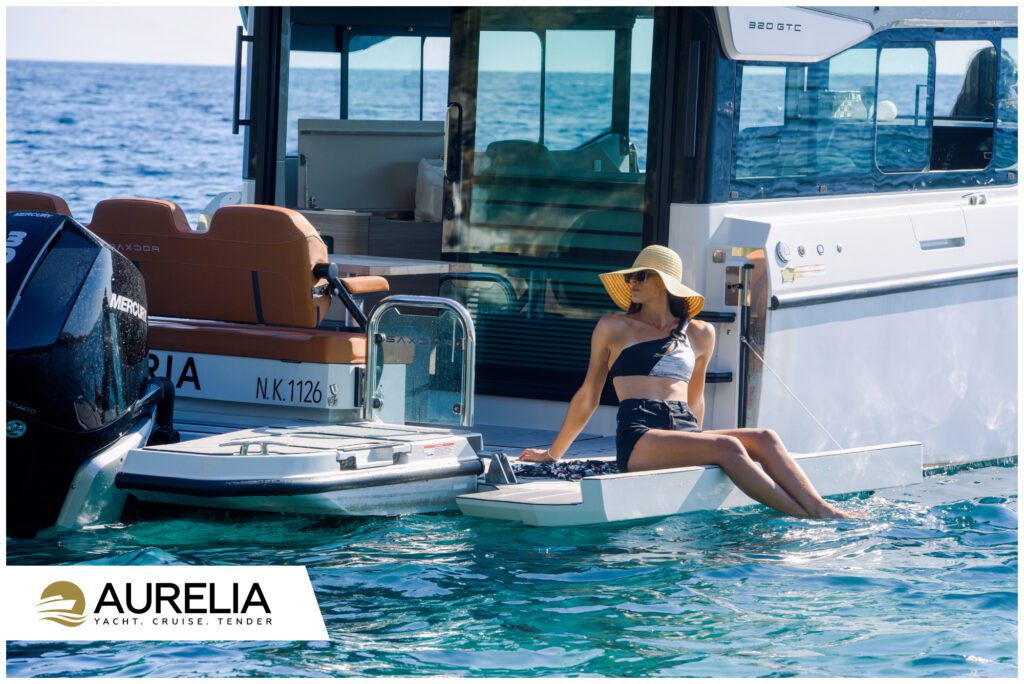AURELIA YACHTING -SAXDOR 320 GTC- MOTORYACHT - PRIVATE CRUISE - PRIVATE CHARTER - TENDER - CORFU