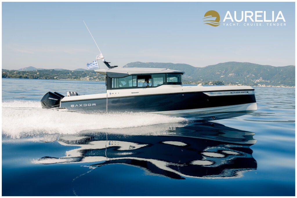 AURELIA YACHTING -SAXDOR 320 GTC- MOTORYACHT - PRIVATE CRUISE - PRIVATE CHARTER - TENDER - CORFU