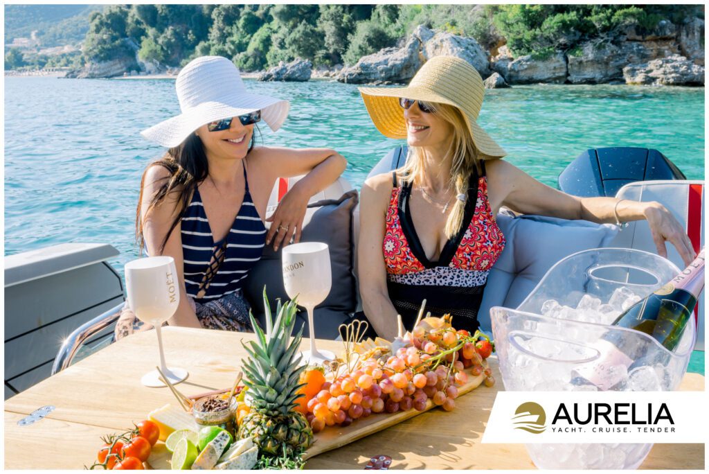 AURELIA YACHTING -SAXDOR 320 GTC- MOTORYACHT - PRIVATE CRUISE - PRIVATE CHARTER - TENDER - CORFU