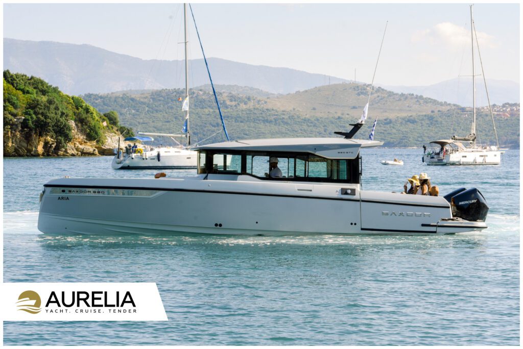 AURELIA YACHTING -SAXDOR 320 GTC- MOTORYACHT - PRIVATE CRUISE - PRIVATE CHARTER - TENDER - CORFU